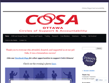 Tablet Screenshot of cosa-ottawa.ca